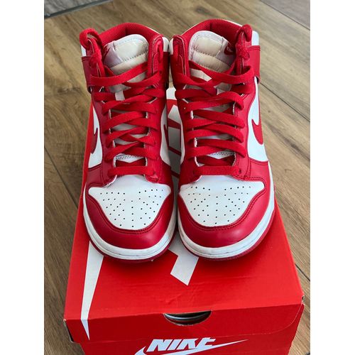 Basket Nike Dunk Rouge Et Blanche - 38