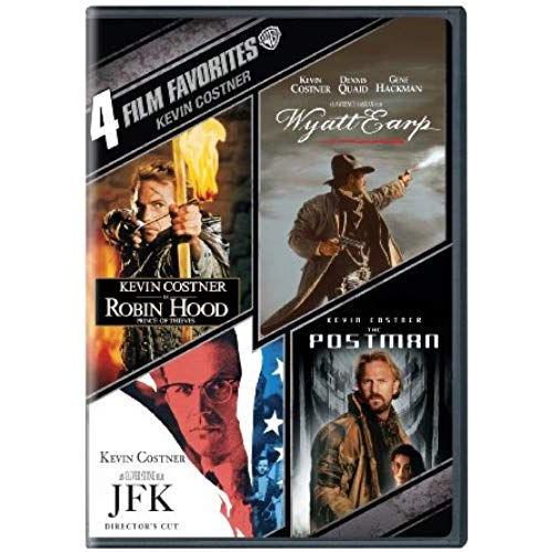 4 Film Favorites: Kevin Costner (Robin Hood: Prince Of Thieves, Wyatt Earp, The Postman, Jfk)