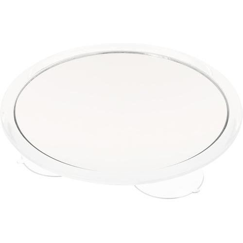Blanc Blanc Miroir De Maquillage À Ventouse Résistant À L'usure Miroir De Casier Miroir Grossissant Miroir Rond Nécessités De Voyage 