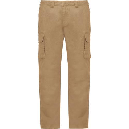 Pantalon Multipoches Pour Homme - K744 - Beige