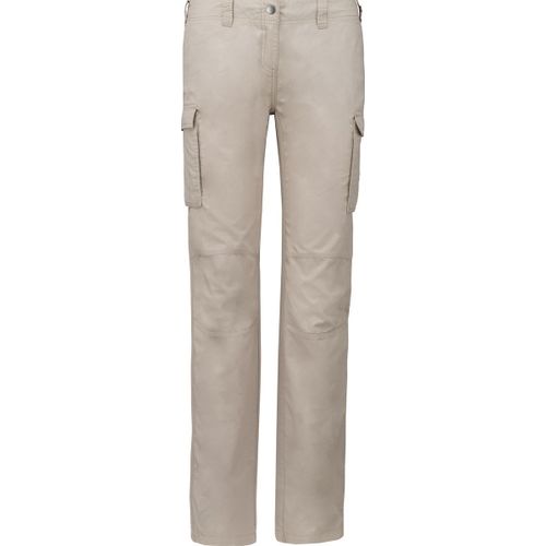 Pantalon L?Ger Multipoches Pour Femme - K746 - Beige