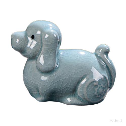 Figurine d'animal de thé en céramique, décoration de maison, pour café, Chien