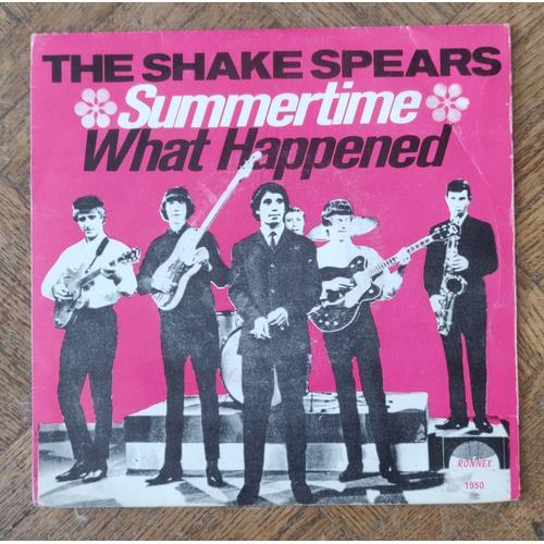 The Shake Spears " Summertime / What Happened " Vinyl 45 Trs. Belgique Reissue 1977. Beat Ska.
