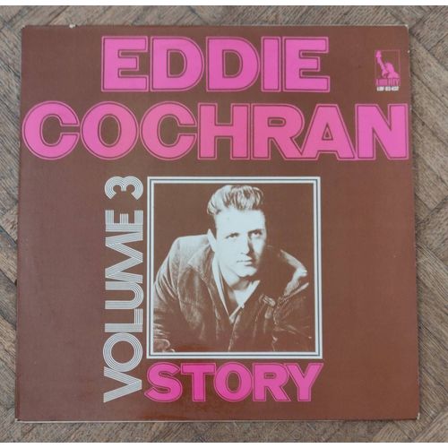 Eddie Cochran " Story Volume 3 " Vinyl 33 Trs. France Compilation 1970, Rock & Roll.