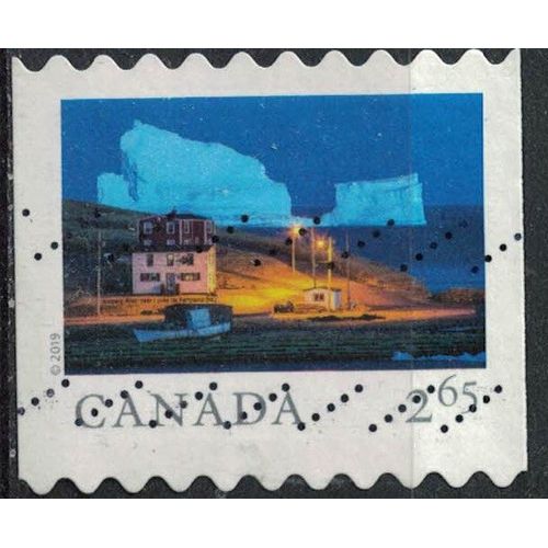 Canada 2019 Oblitéré Used Iceberg Au Large De Terre Neuve Et Du Labrador Su