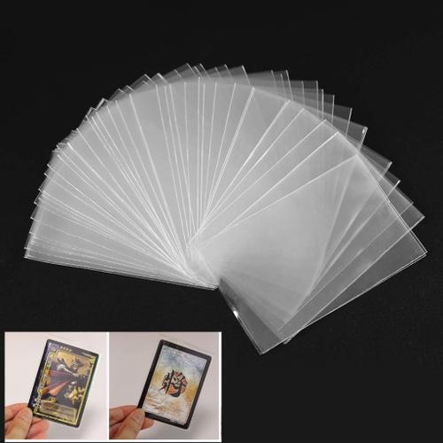 100pcs / Jeu De Cartes Manches Magiques Transparent Jeu De Société Protecteur De Cartes De Poker Tarot Trois Royaumes (C)