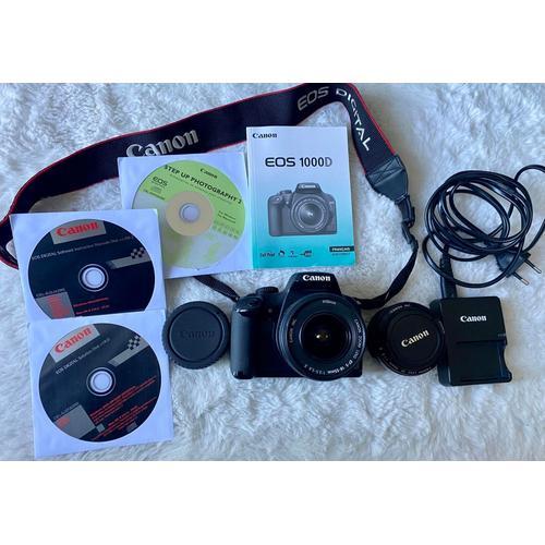 CANON EOS 1000D 10 MPIX + Objectifs LENS