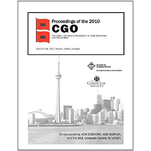 Proceedings Of The 2010 Cgo