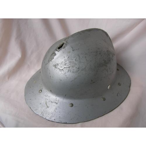 Ww2 Postwar Casque De Pompier Défense Civile Apres Guerre Casque Petitcollin