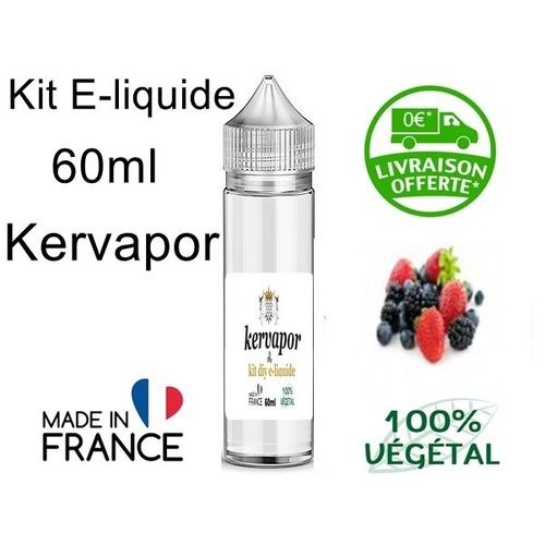 e-liquide Fruits Rouges 12mg 60ml KERVAPOR