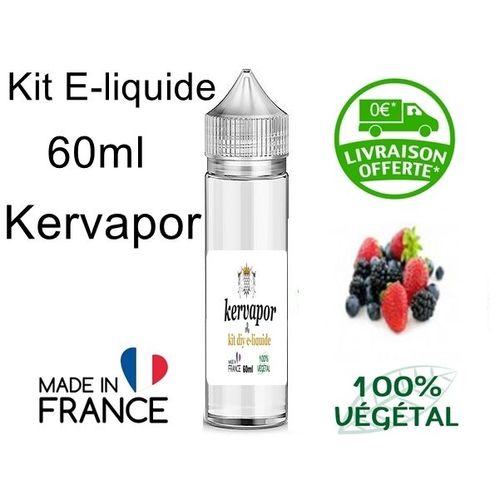 e-liquide Fruits Rouges 12mg 60ml KERVAPOR