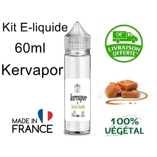 e-liquide Caramel Beurre Salé 3mg 60ml KERVAPOR