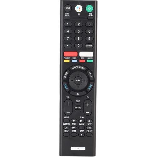 Télécommande TV Universelle pour Bravia 4K Smart TV, Télécommande TV de Remplacement avec Microphone, pour XBR KDL Series 43 49 50 55 60 65 75 77 85 Pouces TV