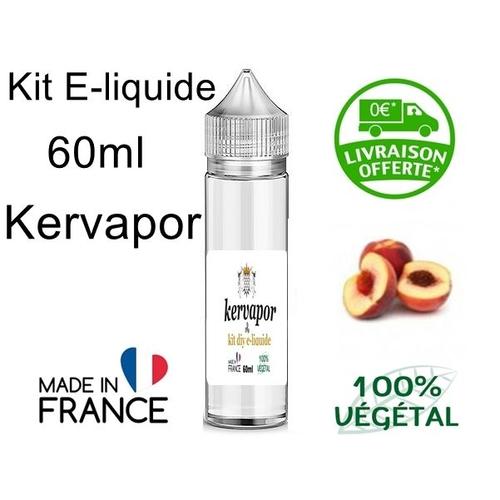 e-liquide Pêche 6mg 60ml KERVAPOR
