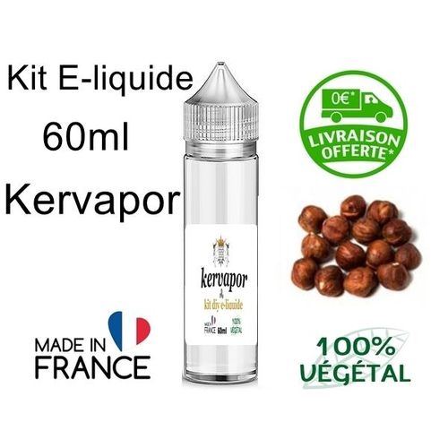 e-liquide Noisette Grillée 0mg 60ml KERVAPOR