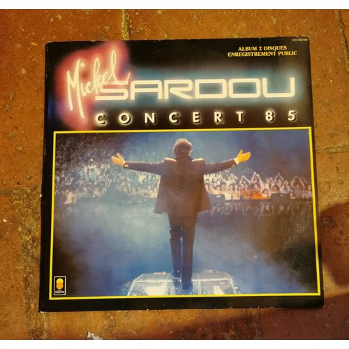 Disque 33t Michel Sardou - Concert 85 (2 Lp)