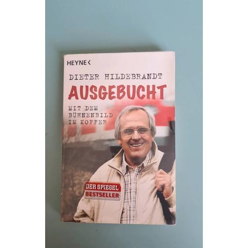 Ausgebucht, Mit Dem Buhnenbild Im Koffer, Dieter Hildebrandt, Der Sièges Best-Seller, 255 Pages, Livre De Poche En Allemand 18, 7 X 12,5 X 2 Cm.