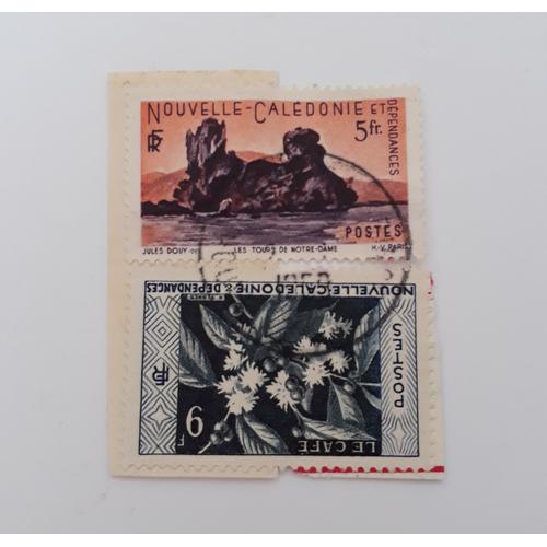 Timbres De Nouvelle-Calédonie Oblitérés En 1958