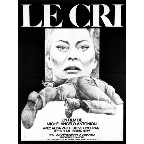 Affiche - Le Cri - Michelangelo Antonioni - 1957