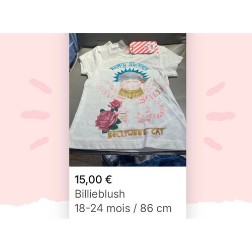 Theeshirt Fille , Taille 2 Ans , Neuf Avec Étiquette
