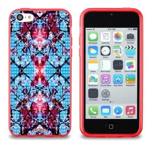 Coque Iphone 5c Fresh Psycho Silicone Rouge Souple (Tpu)