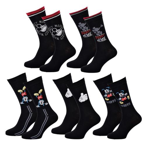 Chaussettes Pack Cadeaux Homme Mickey Pack 5 Paires Mick24