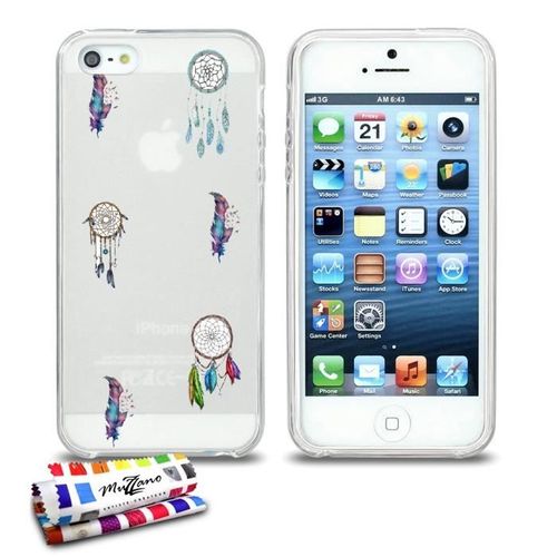 Coque Iphone 5 5s Se Attrape Reves Silicone Transparent Souple (Tpu)