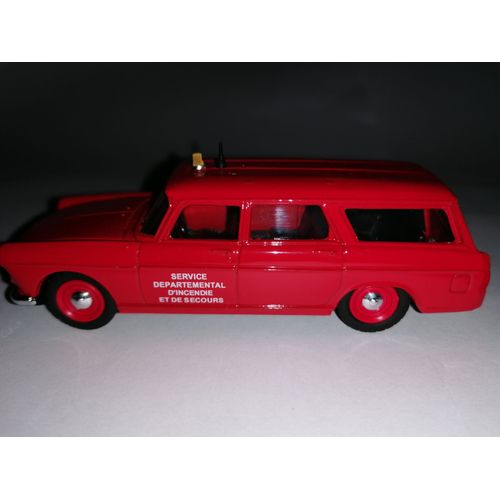 Véhicule Pompier Peugeot 404 Break 1/43