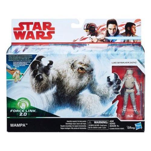 Coffret Star Wars Force Link 2.0 : Wampa + Figurine Luke Skywalker - Animal Et Personnage Disney - Nouveaute