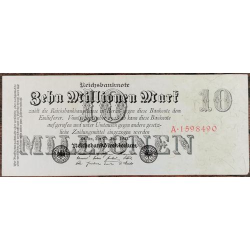 Billet Allemagne 10 Millions Mark 25 - 7 - 1923 / Reichsbanknote / 10.000.000 M