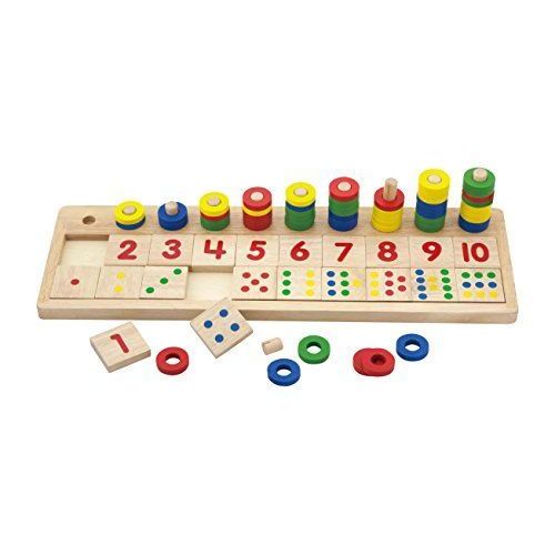 New Classic Toys - 1604 - Calcul Et Mathématiques - Apprendre Â Compter- Match Avec Les Chiffres