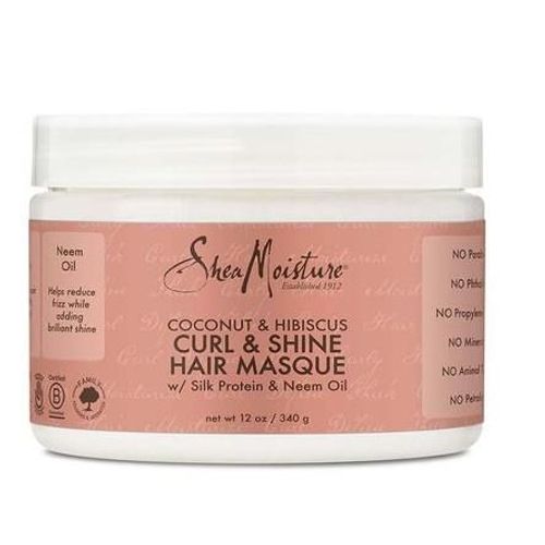Shea Moisture Noix De Coco & Hibiscus Masque De Cheveux 340g 