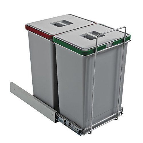 Elletipi Pf0144b2 Poubelle De Tri Sélectif Extractible Pour Base