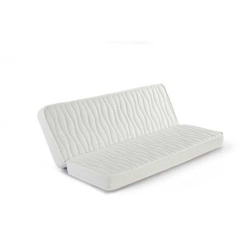 Marckonfort Matelas Clic Clac 130x190 Pour Canapé-Lit, 13cm De Hauteur,Tissus Strecht Avec Rivet De Sécurité.