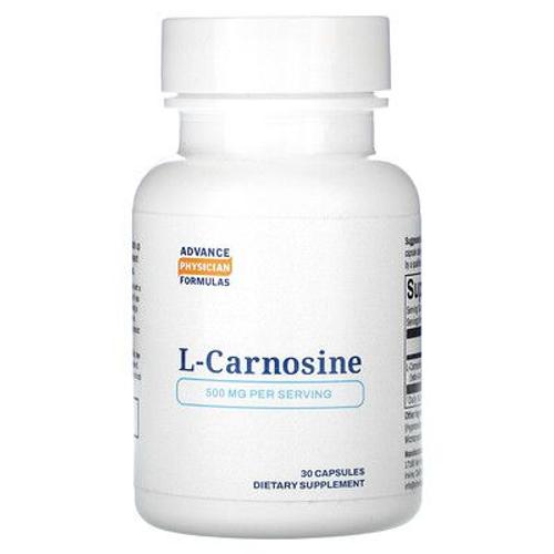 Advance Physician Formulas L-Carnosine, 500 Mg, 30 Capsules 