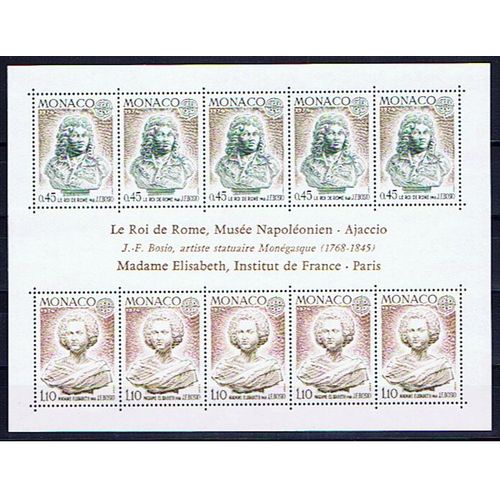 Monaco Europa Cept 1974 Bloc Neuf**