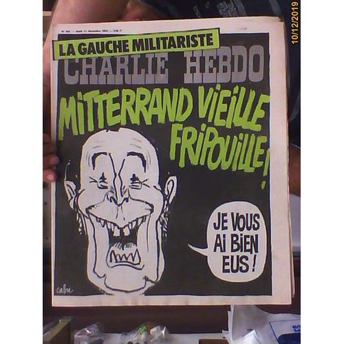 Charlie Hebdo 265 Mitterrand Vieille Fripouille