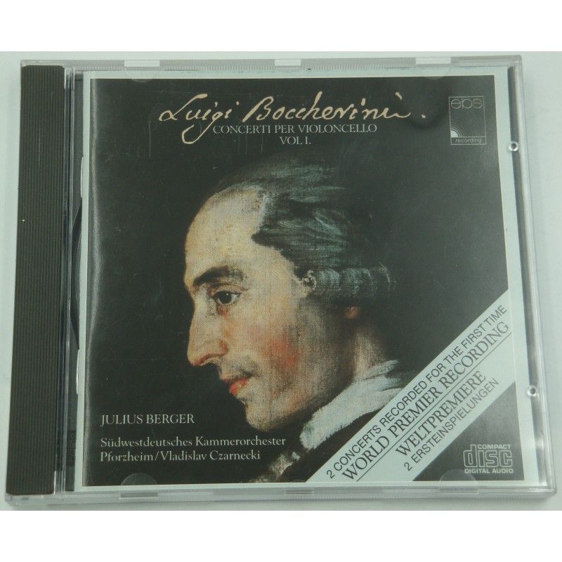 Julius Berger/Czarnecki Concerti Per Violoncello 1 Boccherini Cd Ebs