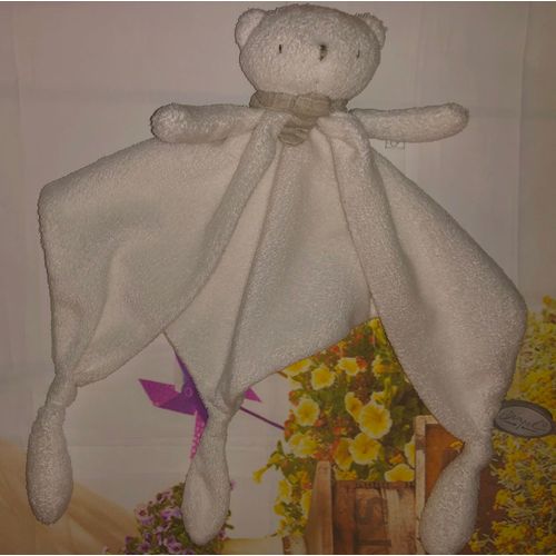 Doudou Ours Blanc Lou Dimpel