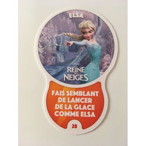 Carte Auchan Les Défis Disney 28 Elsa