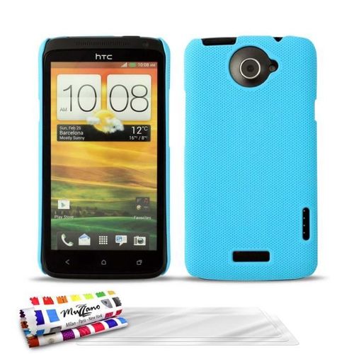 Coque Htc One X - Le Pika Bleu Lagon Silicone Rigide (Tpu) + 3 Films