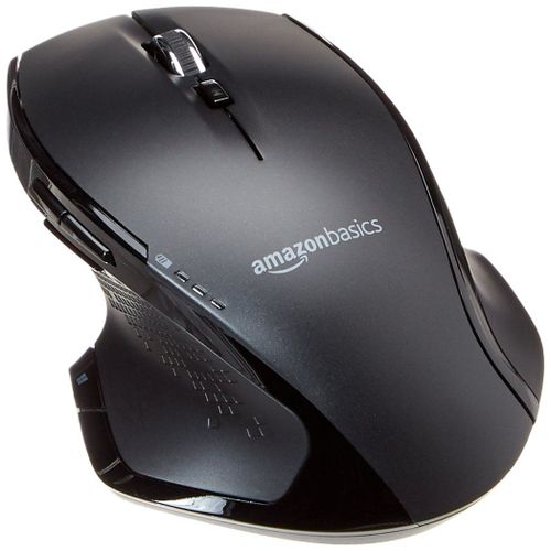 AmazonBasics Souris ergonomique sans fil de taille normale avec défilement rapide