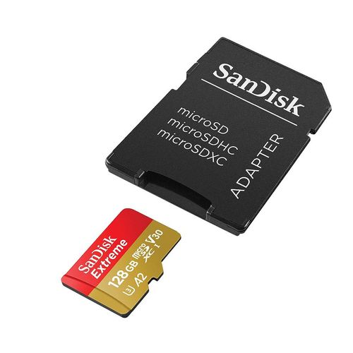 SANDISK EXTREME 128Go MICRO SD SDXC CLASSE 10 UHS-I U3 A3 160Mo/S MICRO SDXC SD XC CARTE Mémoire
