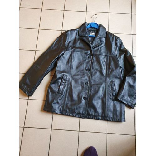 Veste 3/4 Cuir Souple