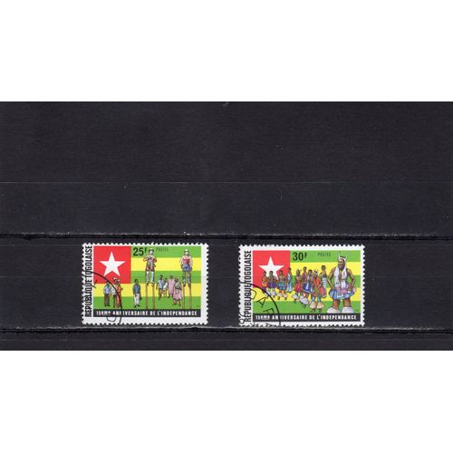 Timbres-Poste Du Togo (15ème Anniversaire De LIndépendance)