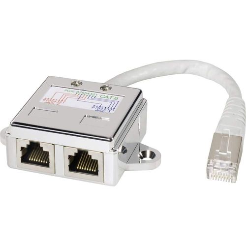 EFB-Elektronik k5126.015 RJ-45 2 x RJ-45 Blanc Cà¢ble d'interface et Adaptateur
