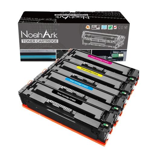 Noahark Compatible 201X CF400X CF401X CF402X CF403X Cartouche de Toner de Remplacement de Travail pour HP Color Laserjet Pro MFP