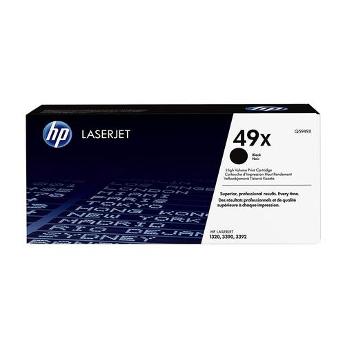 HP 49X Toner Noir Authentique Grande Capacité (Q5949X)