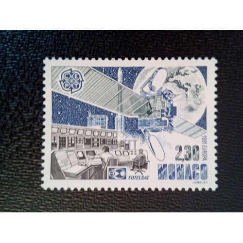 Timbre Monaco Yt 1768 Satellite De Communication Européen Eutelsat 1991 ( 71012 )