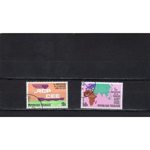 Timbres-Poste Du Togo (Anniversaire De La Signature De La Convention De Lomé Entre La Communauté Européenne Et 46 Pays DAfrique, Des Caraïbes Et Du Pacifique)
